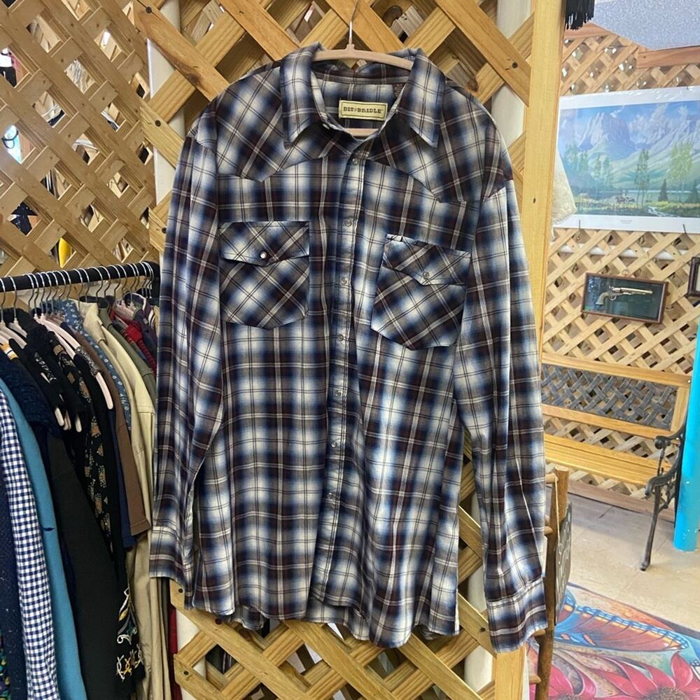 Bit‎ & Bridle Plaid Button-Up Shirt